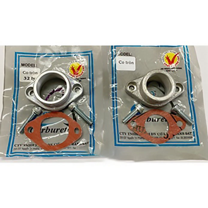 Co xăng nhôm tròn 30ly - 32ly dùng cho xe độ 150cc -175cc hiệu centa
