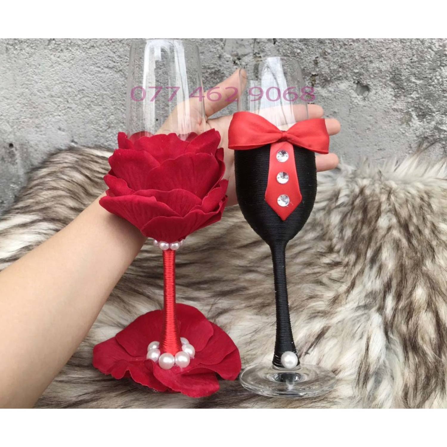 Ly rượυ cô dâu chú rể cao cấp ngày cưới