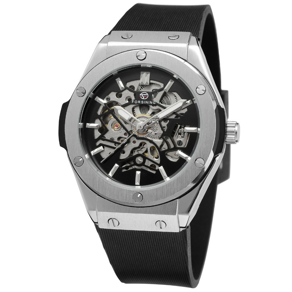 Đồng hồ cơ nam FS Automatic - Thiết kế skeleton lộ máy 2 mặt nam tính mạnh mẽ - Bảo hành 1 năm [GIÁ 