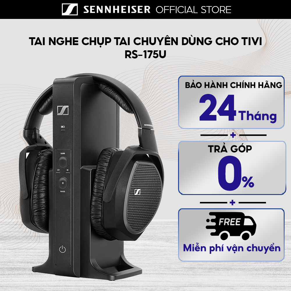 Tai nghe chụp tai sennheiser rs 175-u - bảo hành chính hãng 24 tháng
