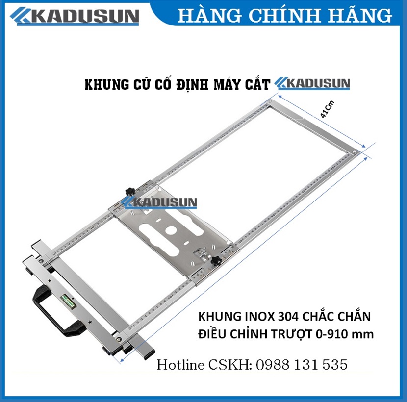 Bộ cữ đẩy cắt gỗ | khung cữ cắt gạch | soi gỗ | cắt cốt pha | khung cố định máy | khung INOX | khung cố định 4in | cỡ lưỡi 100 -185mm | khung cố định cỡ lớn | lắp máy lưỡi 185mm
