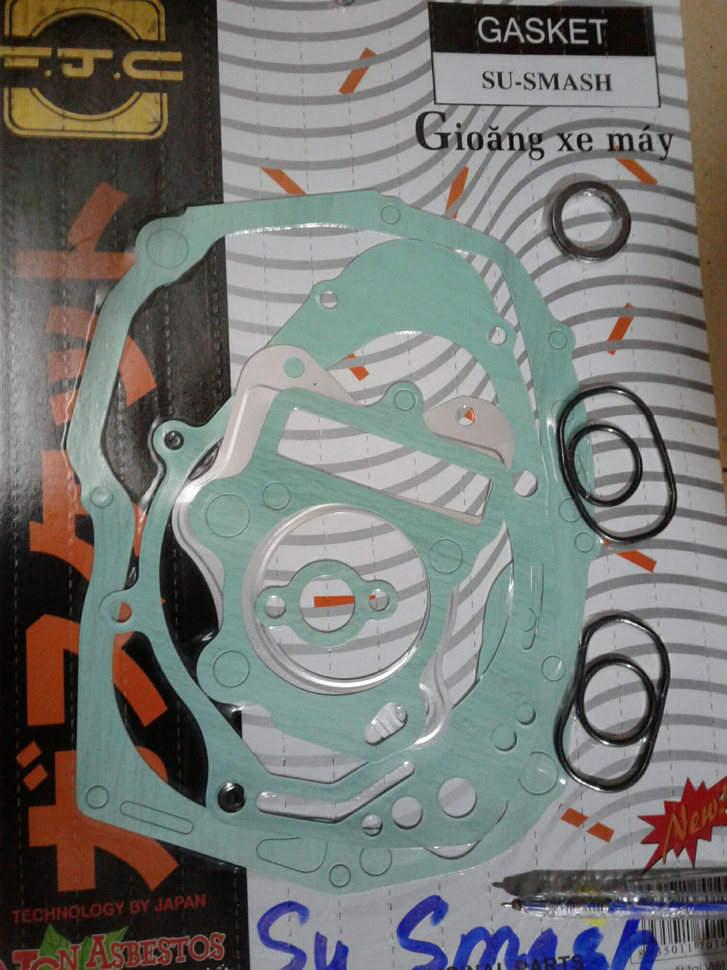 Bộ gon máy suzuki smash giấy zin hiệu Gasket.