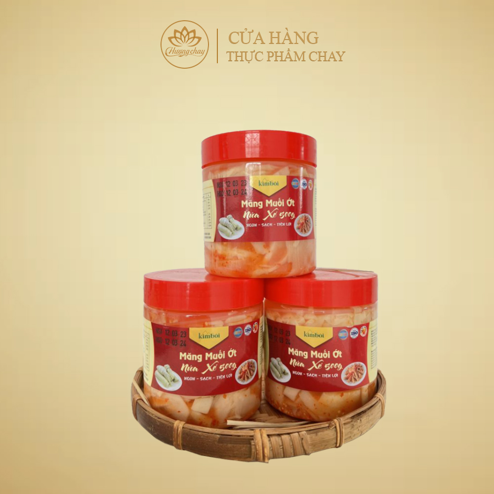 Măng muối ớt nứa xé kim bôi 500g - thực phẩm hương chay kbdc008