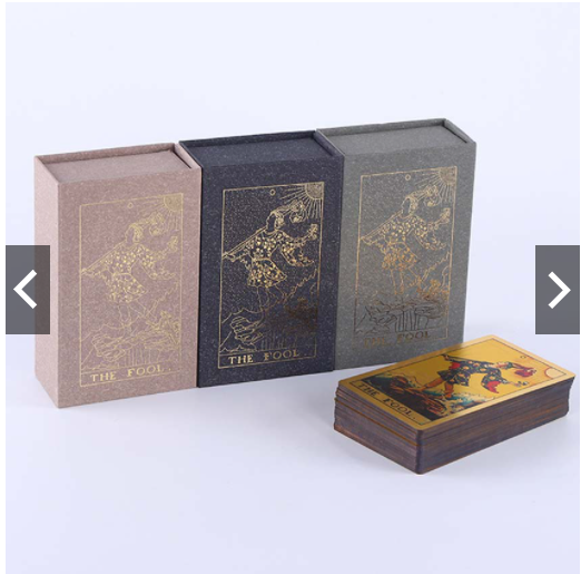 Bộ bài Gold foil Tarot The Fool phiên bản Cao Cấp