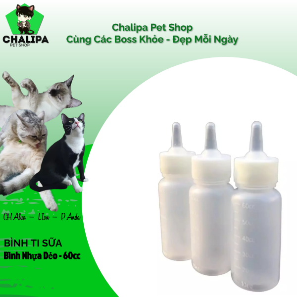 Bình ti sữa 50ml dành cho chó mèo con