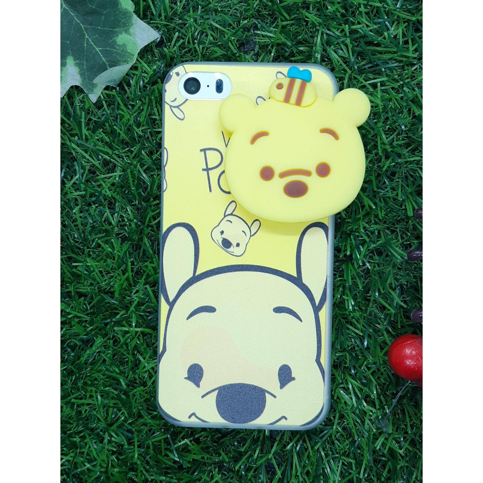 Ốp dẻo kèm pop iphone 6/ 6s