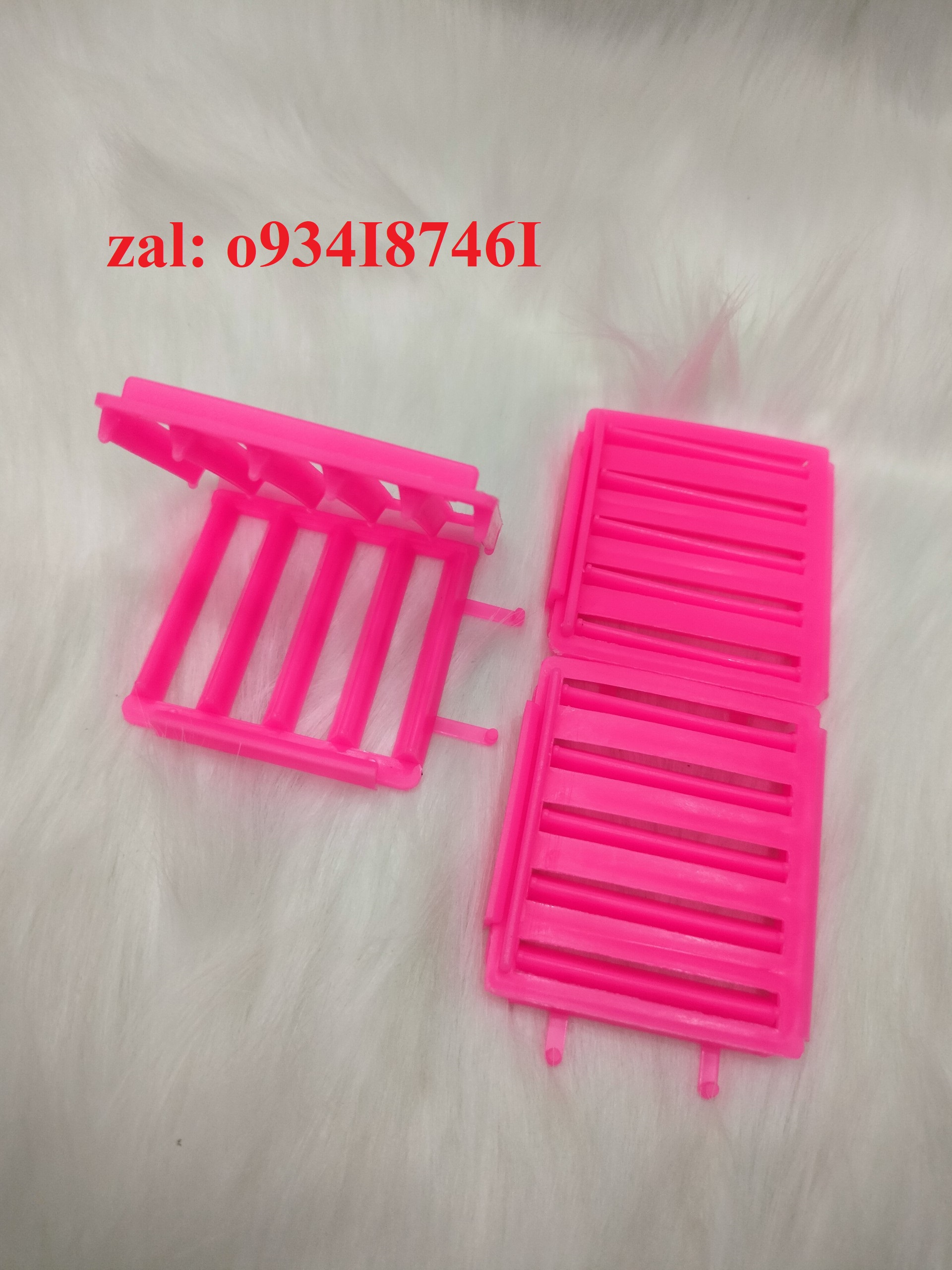 1 bịch nhỏ 3 vĩ kẹp bấm xù tóc
