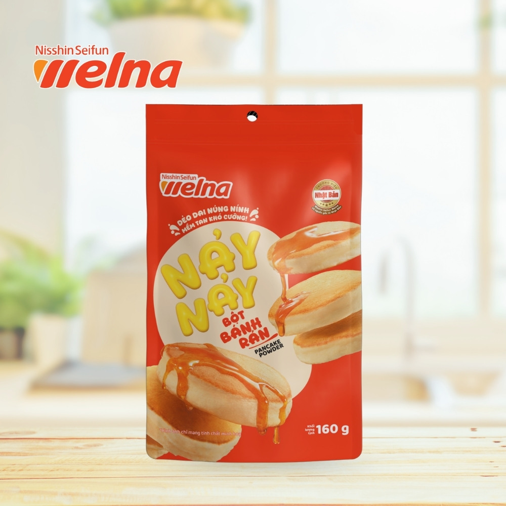 Bột Bánh Rán Nảy Nảy 160g - Nisshin Seifun Welna