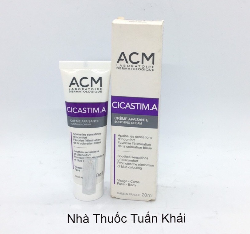 Acm cicastim.a - kem giảm thâm bầm tím - bot 20ml