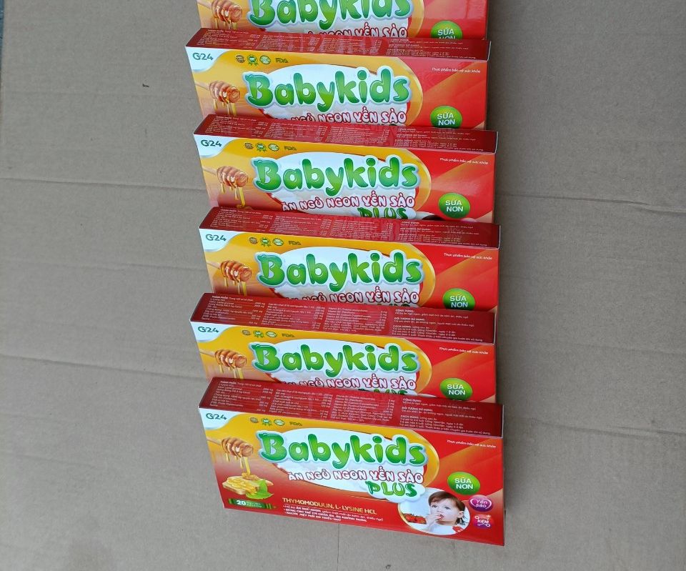 Combo 5 Babykids plus  ăn ngủ ngon yến sào (cam kết), sản phẩm đa dạng, chất lượng tốt, đảm bảo an toàn về sức khỏe người dùng, inbox để shop tư vấn thêm