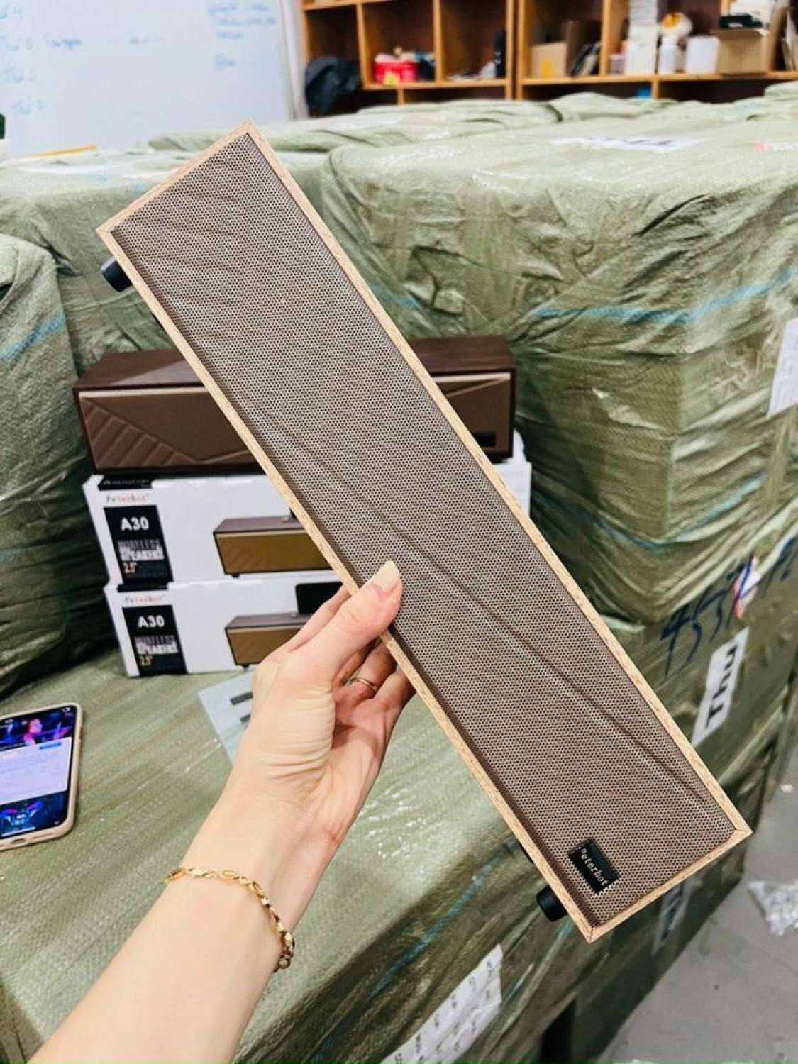 Loa Gỗ bluetooth A30