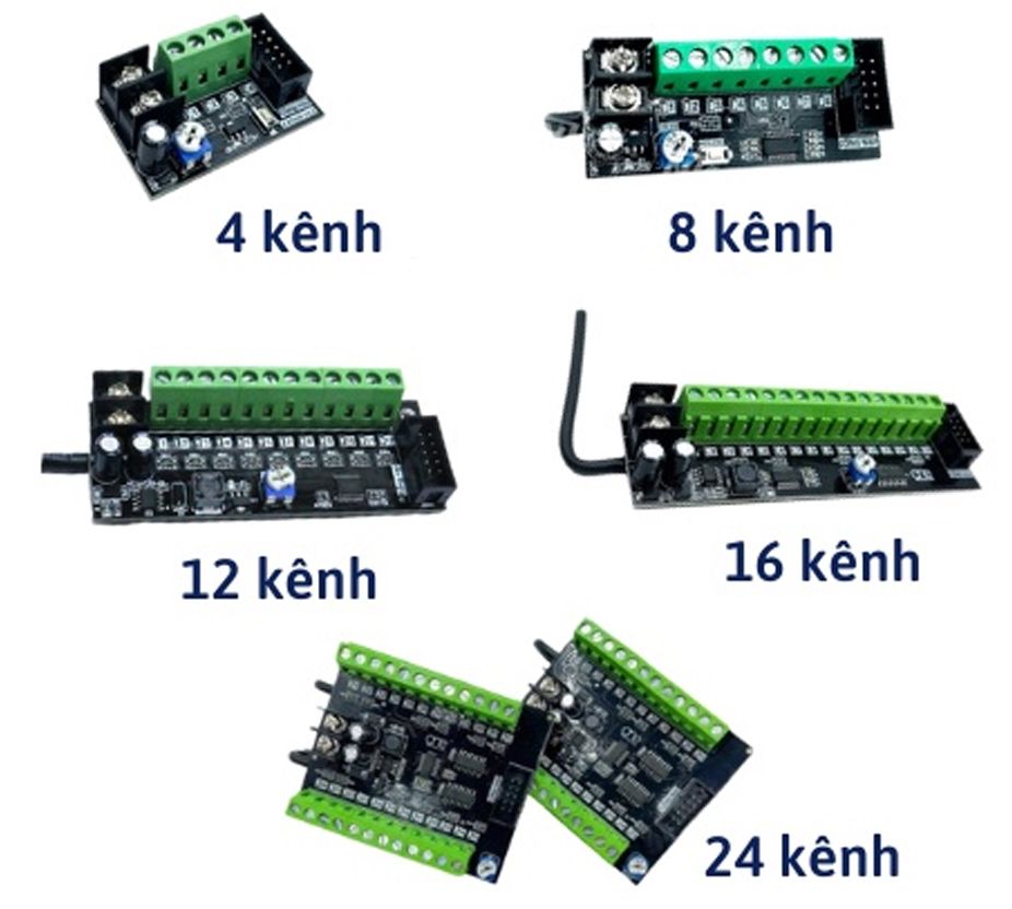 Mạch điều khiển led vẫy công suất 6a oneled 4/6/8/12/16/24 kênh