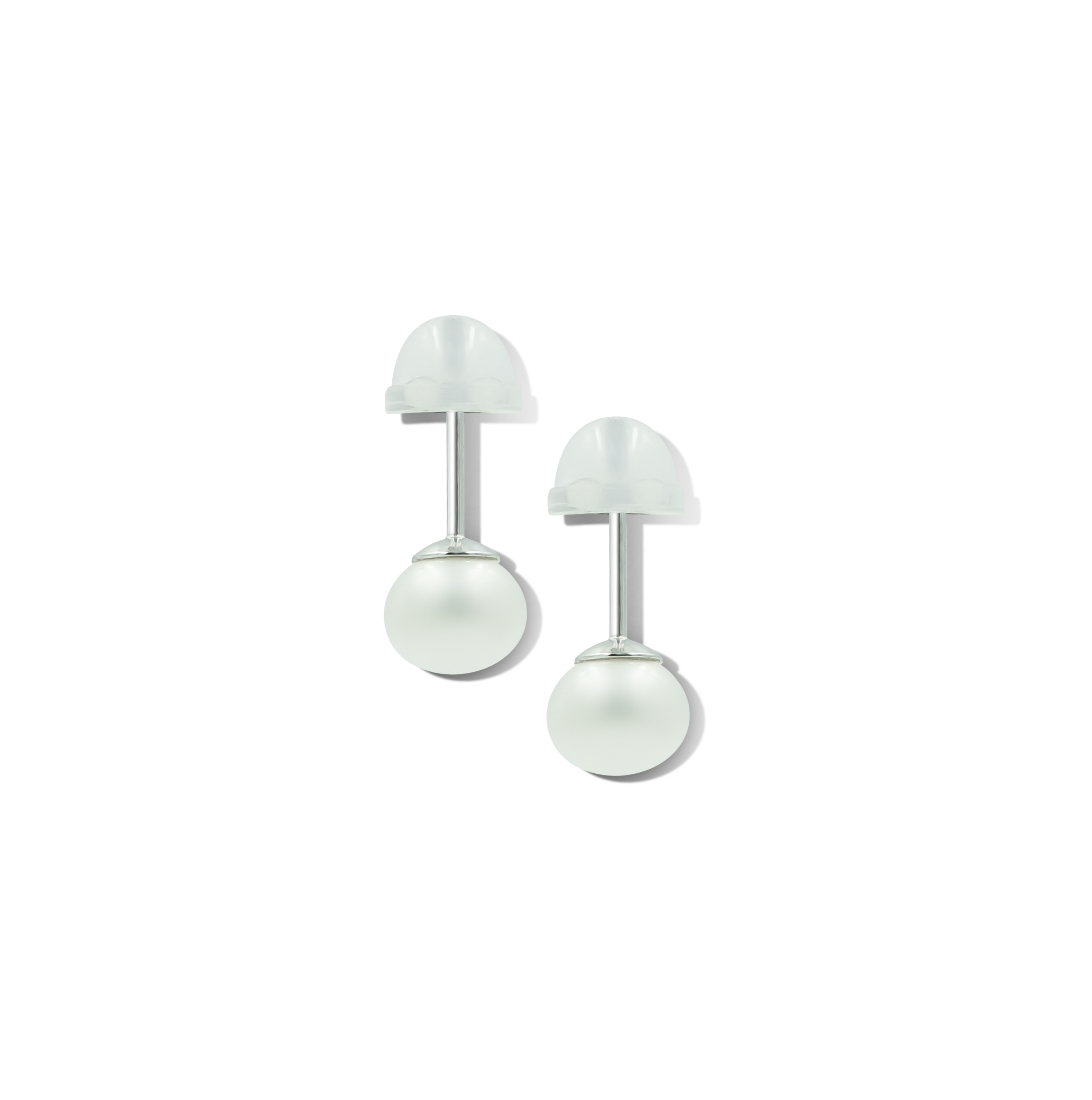 Bông tai bạc ngọc trai phú quốc long beach pearl heritage heeas06fl047
