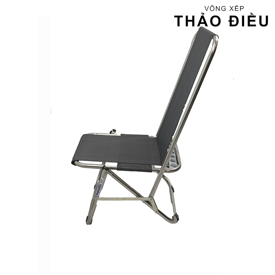Ghế xếp gấp gọn tiện lợi lưng cao inox cao cấp vip