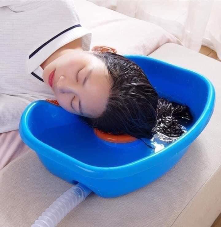 [HCM]CHẬU GỘI ĐẦU THƯ GIÃN TẠI NHÀ THÔNG MINH - CHẬU GỘI ĐẦU CHO NGƯỜI BỆNH NGƯỜI GIÀ YẾU BÀ BẦU...TIỆN LỢI- DÙNG ĐƯỢC CHO CẢ KHÔNG GIAN CHẬT HẸP