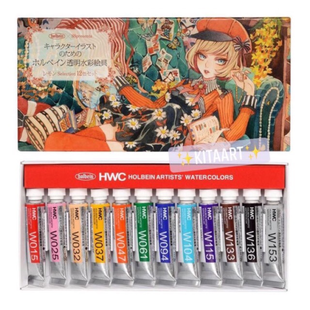 [Set Tuýp 5Ml ]Màu Nước Holbein Artist Watercolor Nhật Bản