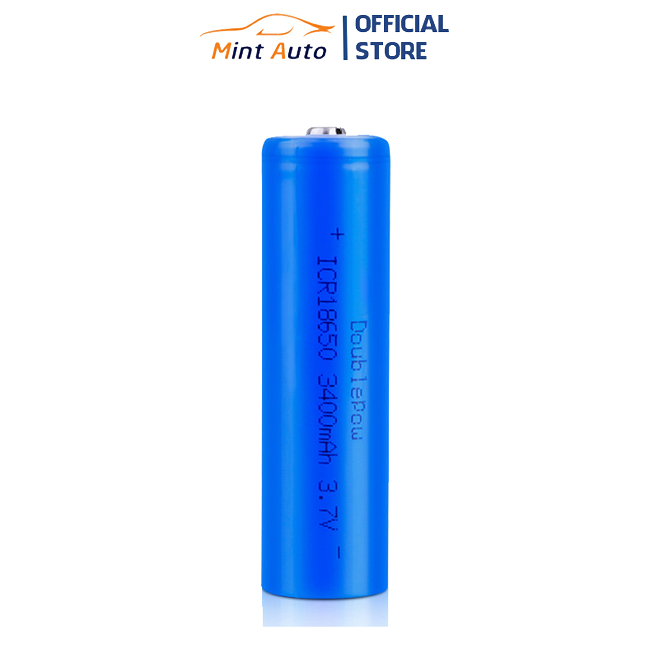 Cell pin sạc 18650 3.7V Doublepow dung lượng thực 3400mAh dùng cho sạc dự phòng, đóng pin các loại máy