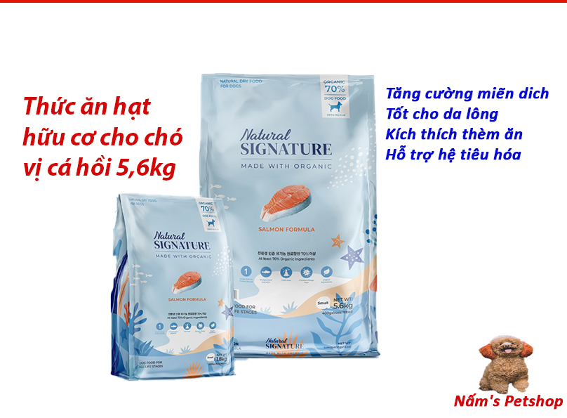Natural Signature 5,6kg thức ăn hạt hữu cơ cho chó