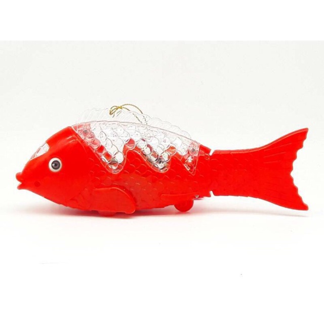 Lồng đèn trung thu cá chép có đèn vẫy đuôi chạy được cá robot cá điện vui tết trung thu truyền thống