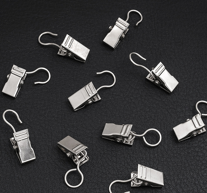 Móc Treo Rèm Dạng Kẹp treo tranh vải, móc treo rèm kẹp Vải Treo Tường Đa Năng