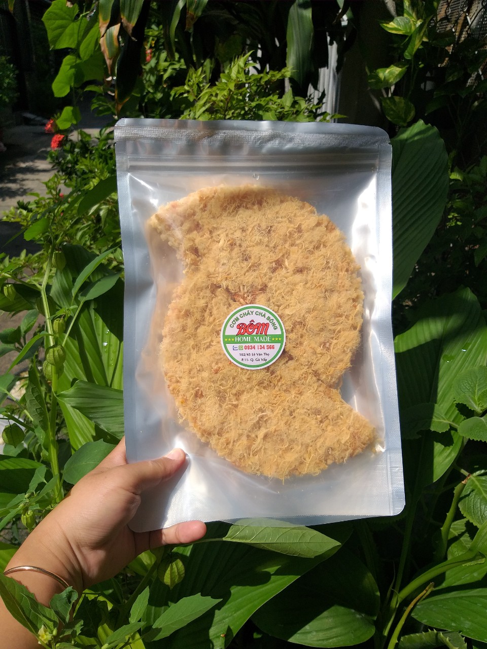 [HÀNG CHẤT LƯỢNG]cơm cháy đáy nồi chà bông 5 bich=1kg CƠM CHÁY GIÒN RỤM CHÀ BÔNG THƠM MỊN_3HUY