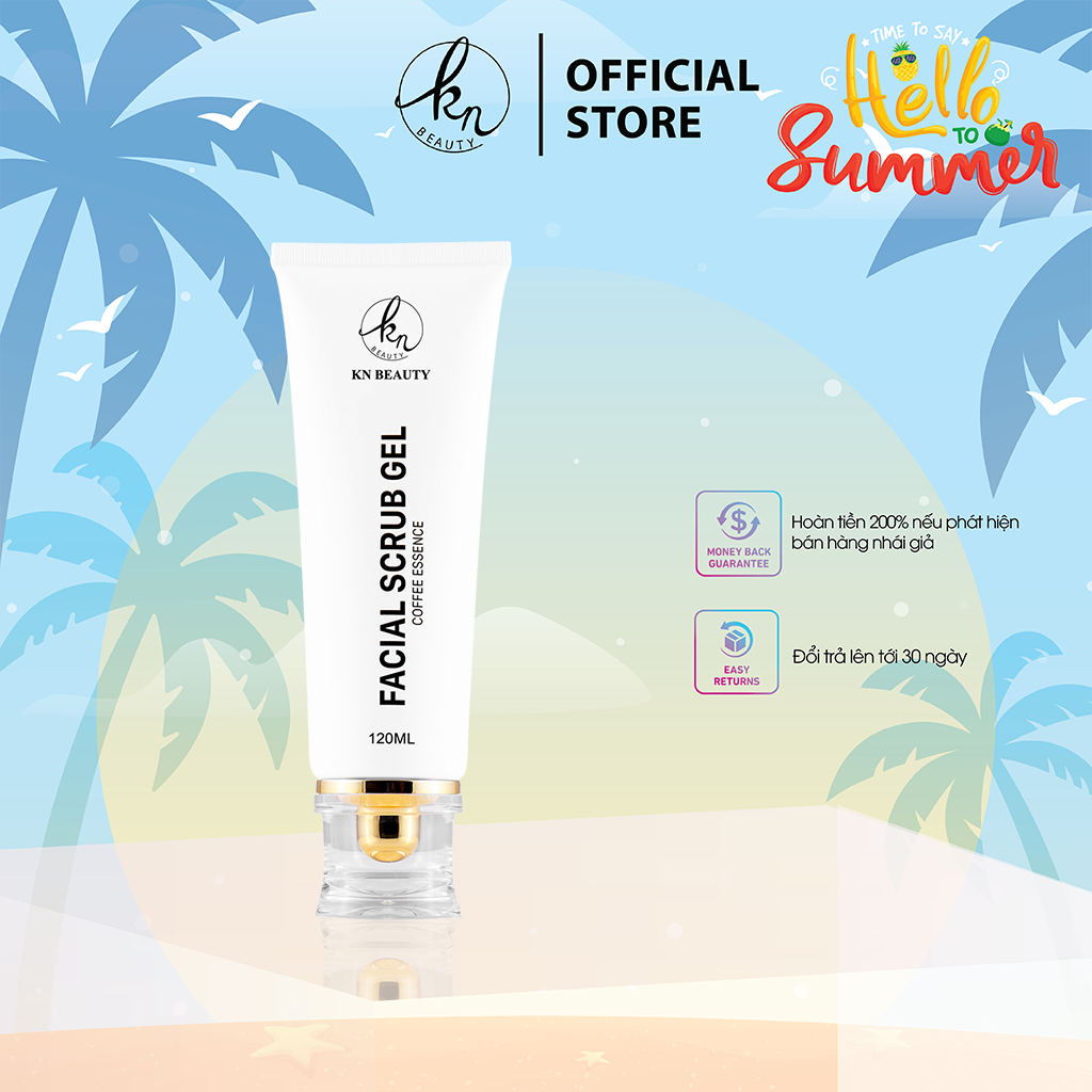 Gel Tẩy Tế Bào Chết Tinh Chất Cà Phê KN Beauty Facial Scrub Gel 120 ml