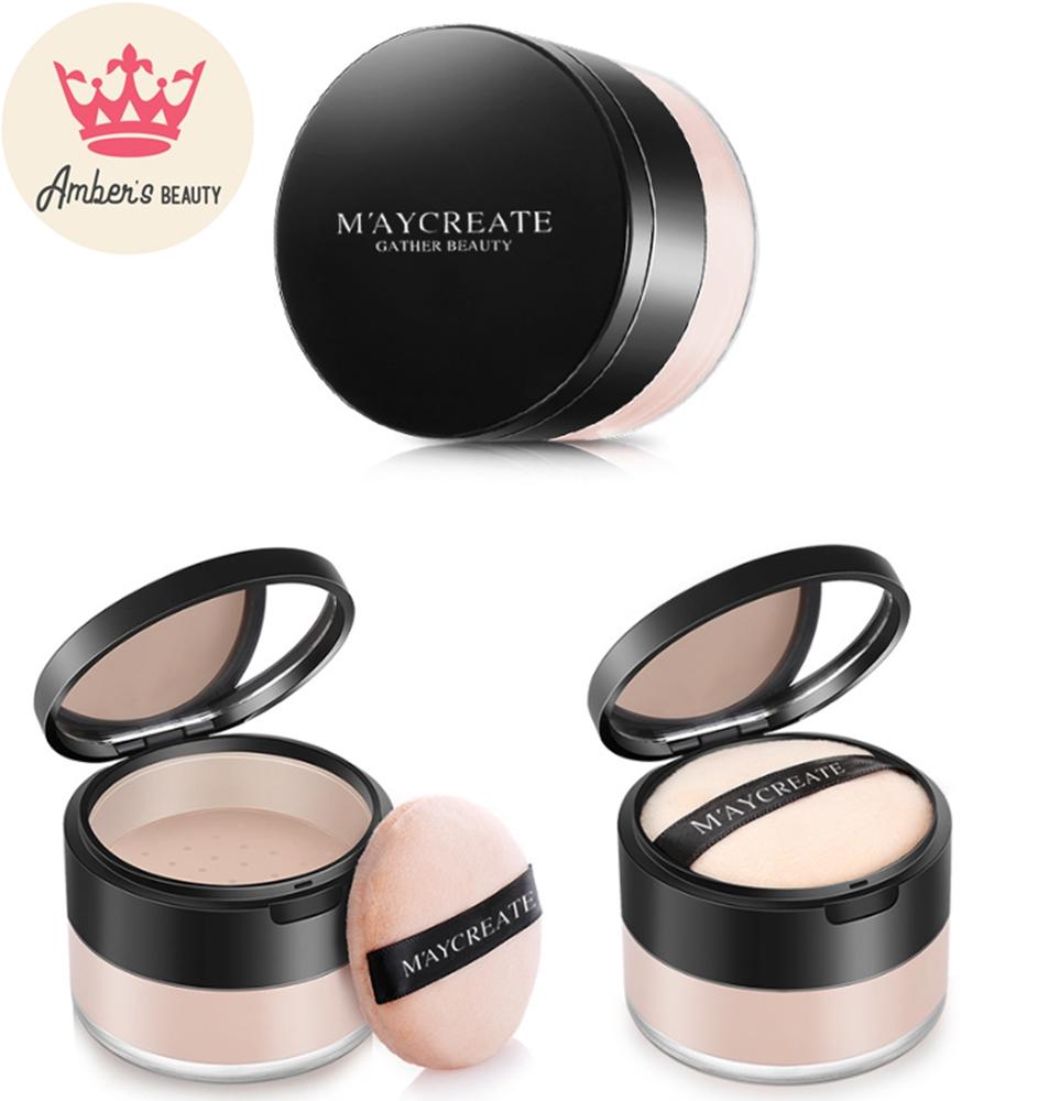 Phấn Phủ Dạng Bột Maycreate Powder Cho Da Mịn Màng Chống Nhờn Mỏng Nhẹ L0229