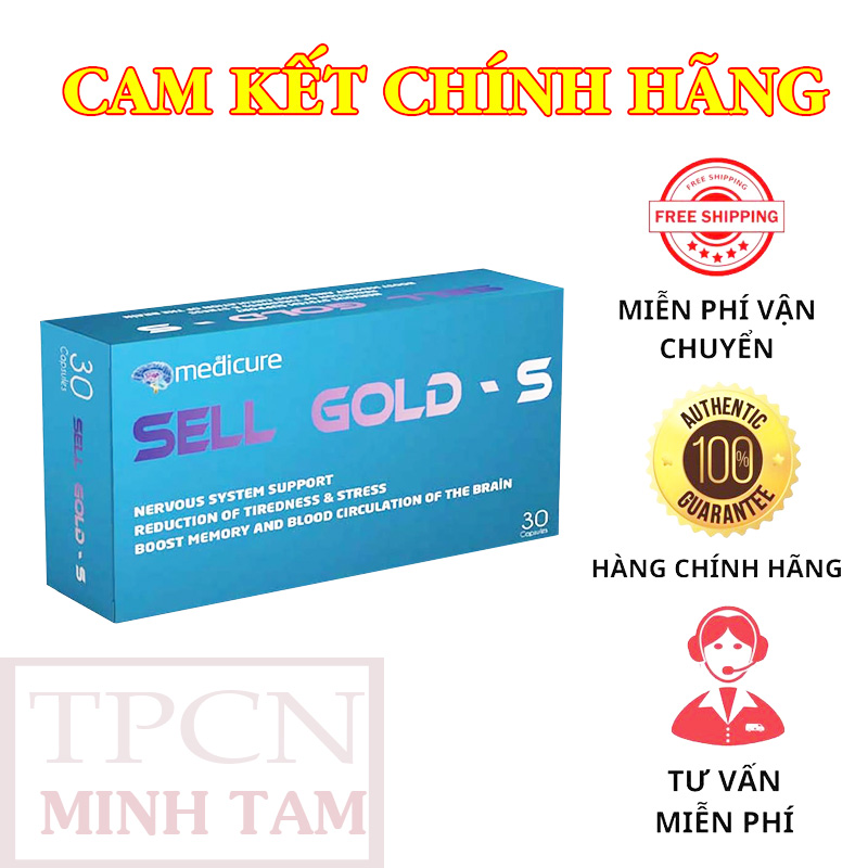 Viên uống bổ não Sell Gold S hoạt huyết tăng cường tuần hoàn não