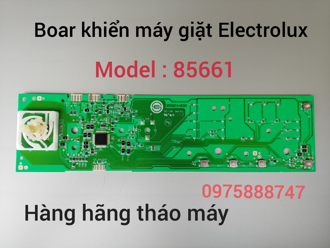 Bo khiển máy giặt Electrolux lồng ngang. Model : 85661