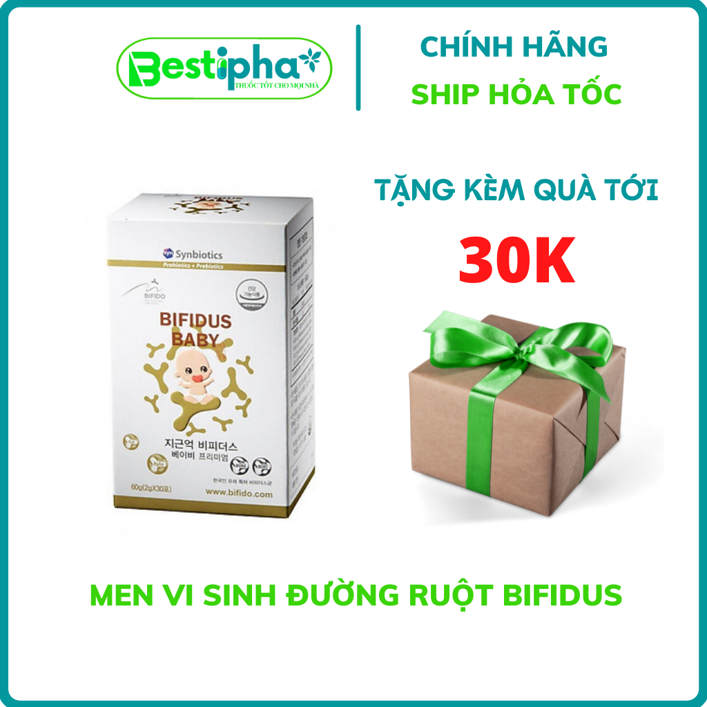 Men Vi Sinh Bifidus Baby giúp bé bổ sung lợi khuẩn 30 gói