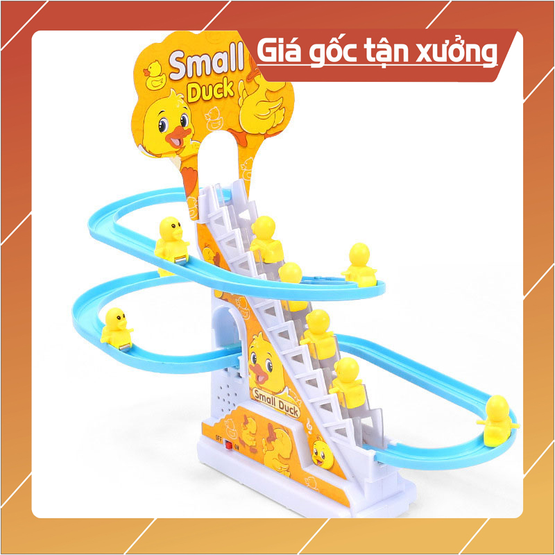 Vịt leo bậc thang có nhạc , vịt leo bậc thang tự trượt