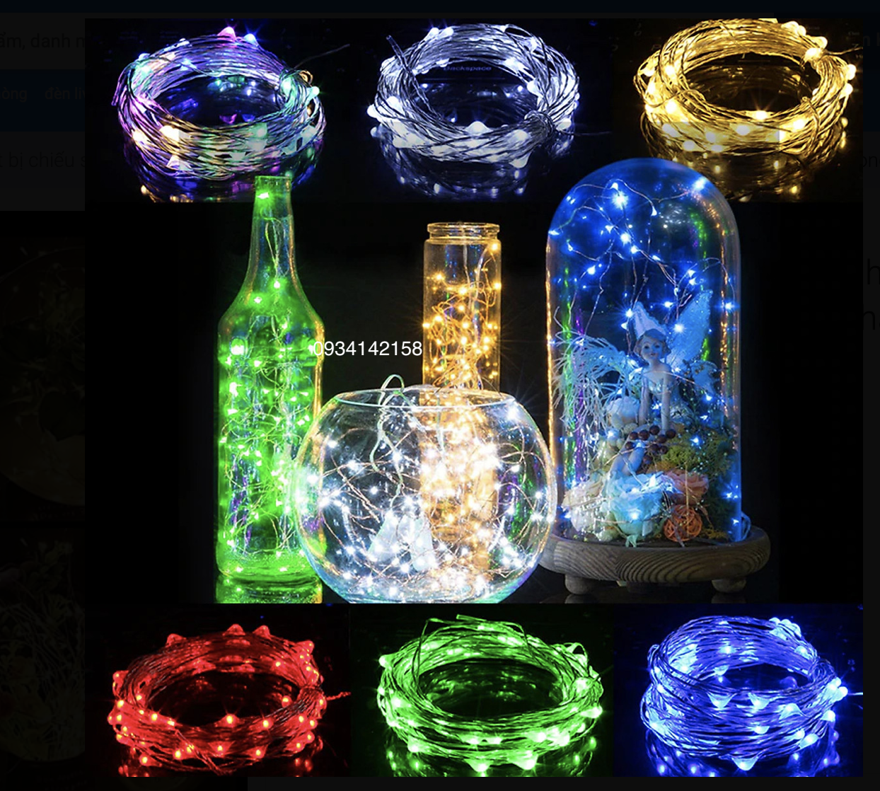 ĐÈN LED fairy light dài 3m đủ màu sắc - Dùng trang trí sinh nhật, cây thông noel, trang trí quán cafe