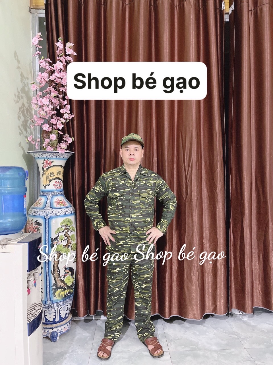 Bộ Lao Động rằn ri , Quần Áo Bảo Hộ Lao Động Rằn Ri Tre Thô Dầy Rặn