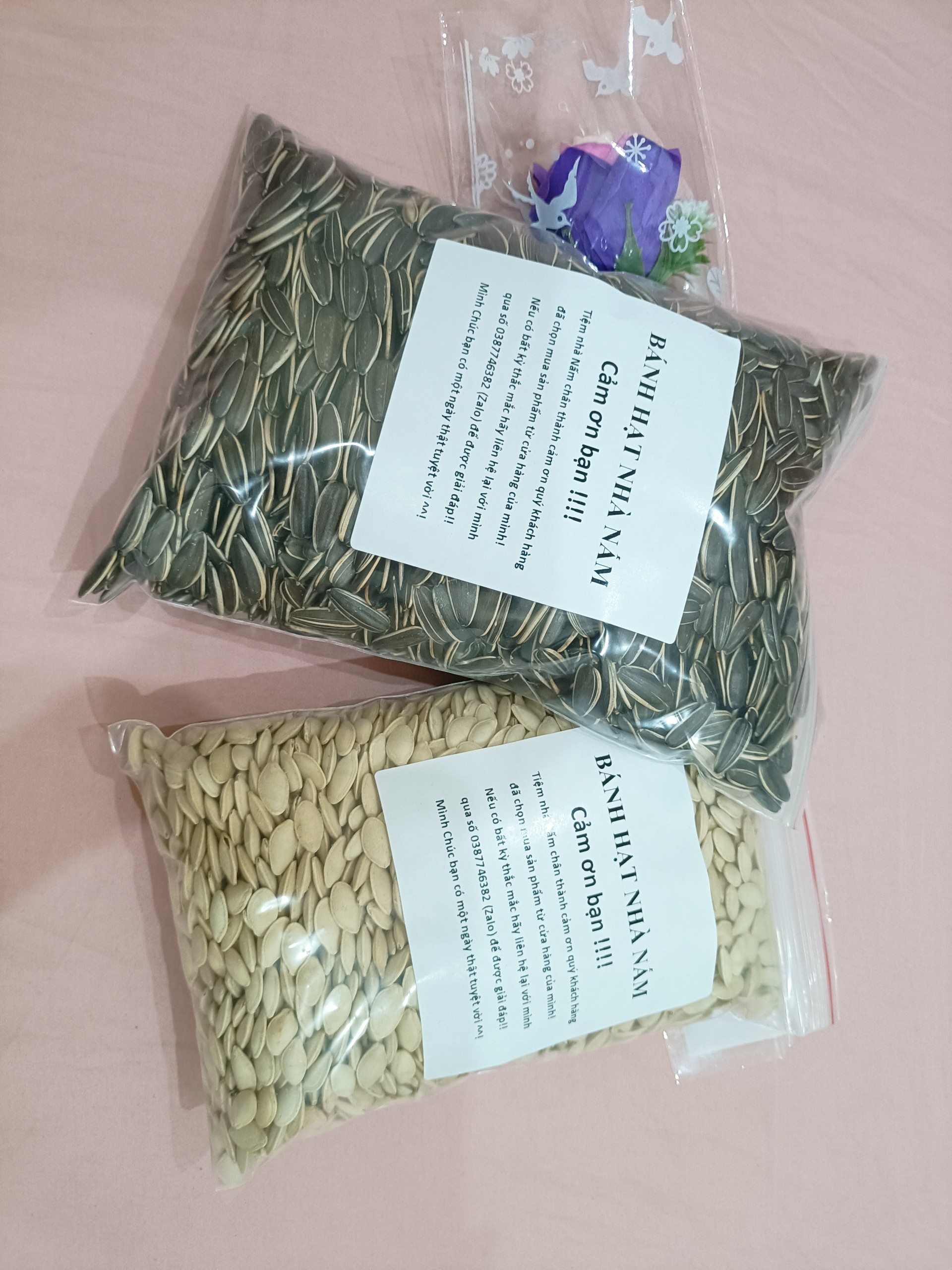 Hạt hướng dương loại 1 đóng cân gói nữa kg