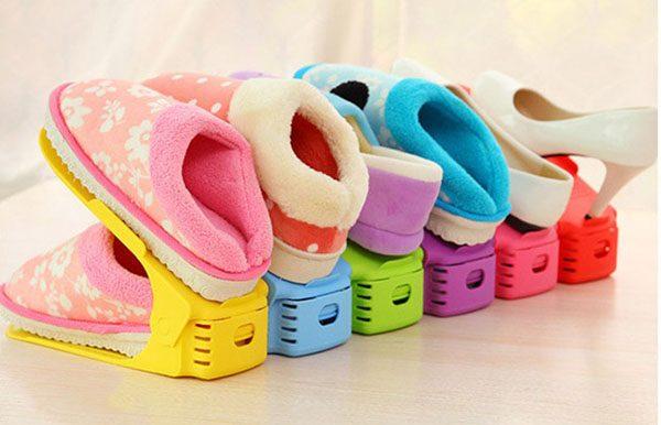 Đế để giày dép thông minh, đế đỡ giày dép, Khay đựng giày thông minh - Đế nhựa để giày dép Double & Double (Màu ngẫu nhiên)