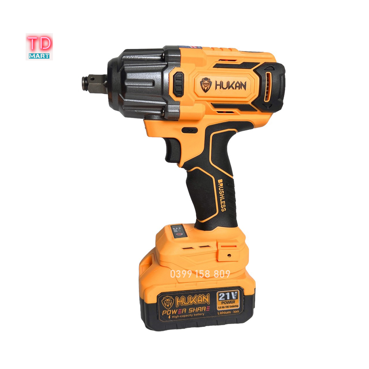 Máy Siết Bulong HUKAN X9-IMP Không Chổi Than lực siết 650N.m