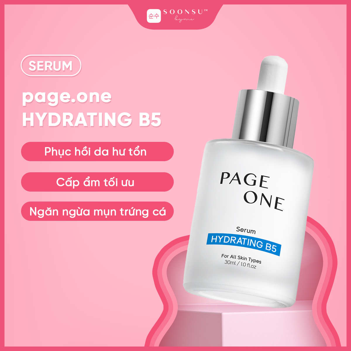 Serum cấp ẩm và phục hồi hydrating b5 page one