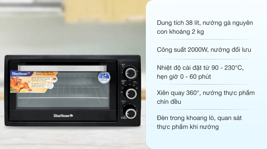 Lò nướng bluestone eob-7548