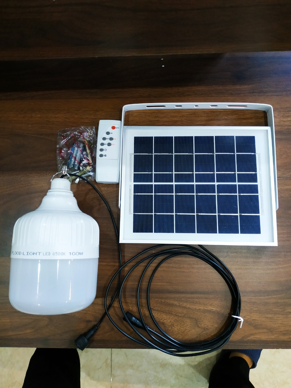 [CÓ VIDEO] ĐÈN BÚP NĂNG LƯỢNG MẶT TRỜI 100W CHÍNH HÃNG, BẢO HÀNH 12 THÁNG