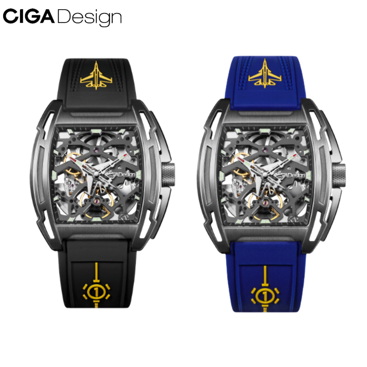 CIGA design Z series men s watch-air craft limited-stainless steel plate