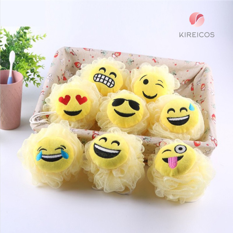 Bông tắm icon mặt cười đủ kiểu - giao ngẫu nhiên