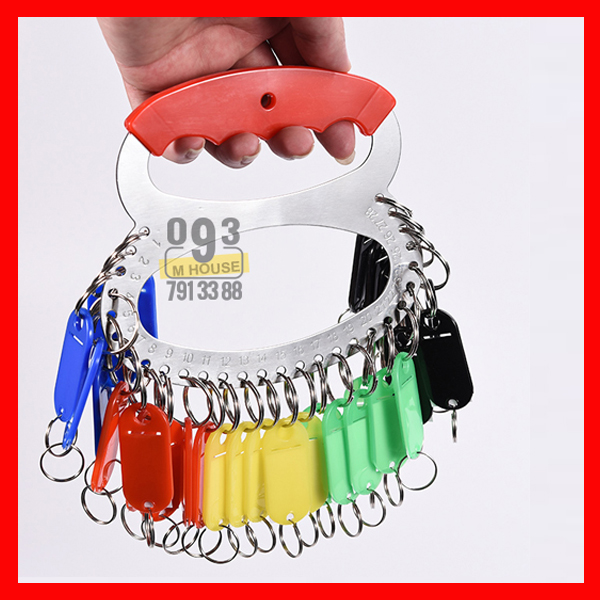 Móc treo chìa khóa cầm tayhộp đựng chìa khóa móc treo kèm thẻ ghi nhớ, tay cầm giữ chìa khóa18 cái 28 cái