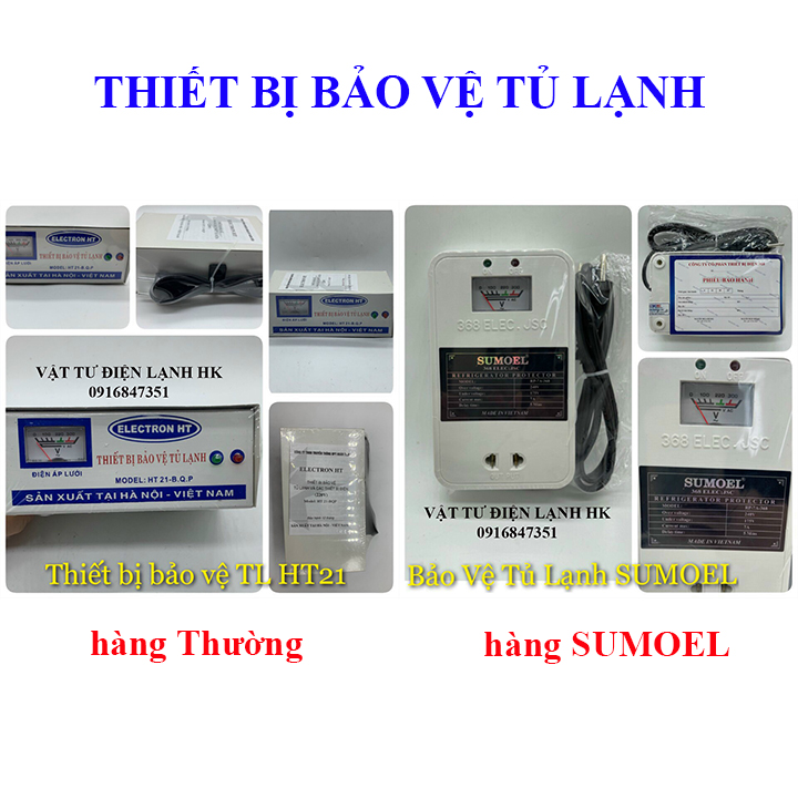 Bộ thiết bị bảo vệ tủ lạnh sumoel ht-21 bqp relay ht21 b.q.p