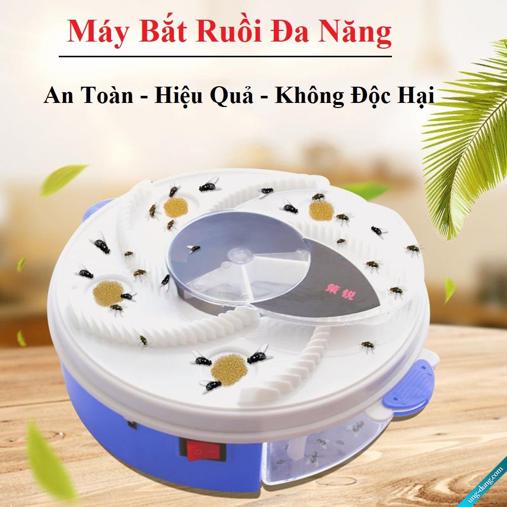May bat ruoi, Cách diệt ruồi trong nhà, Máy Bắt Ruồi Tự Động Thông Minh Công Suất 4W Tiết Kiệm Điện, Không Sử Dụng Hóa Chất, An Toàn Không Độc Hại, Sử Dụng Đơn Giản Dễ Dàng Vệ Sinh.