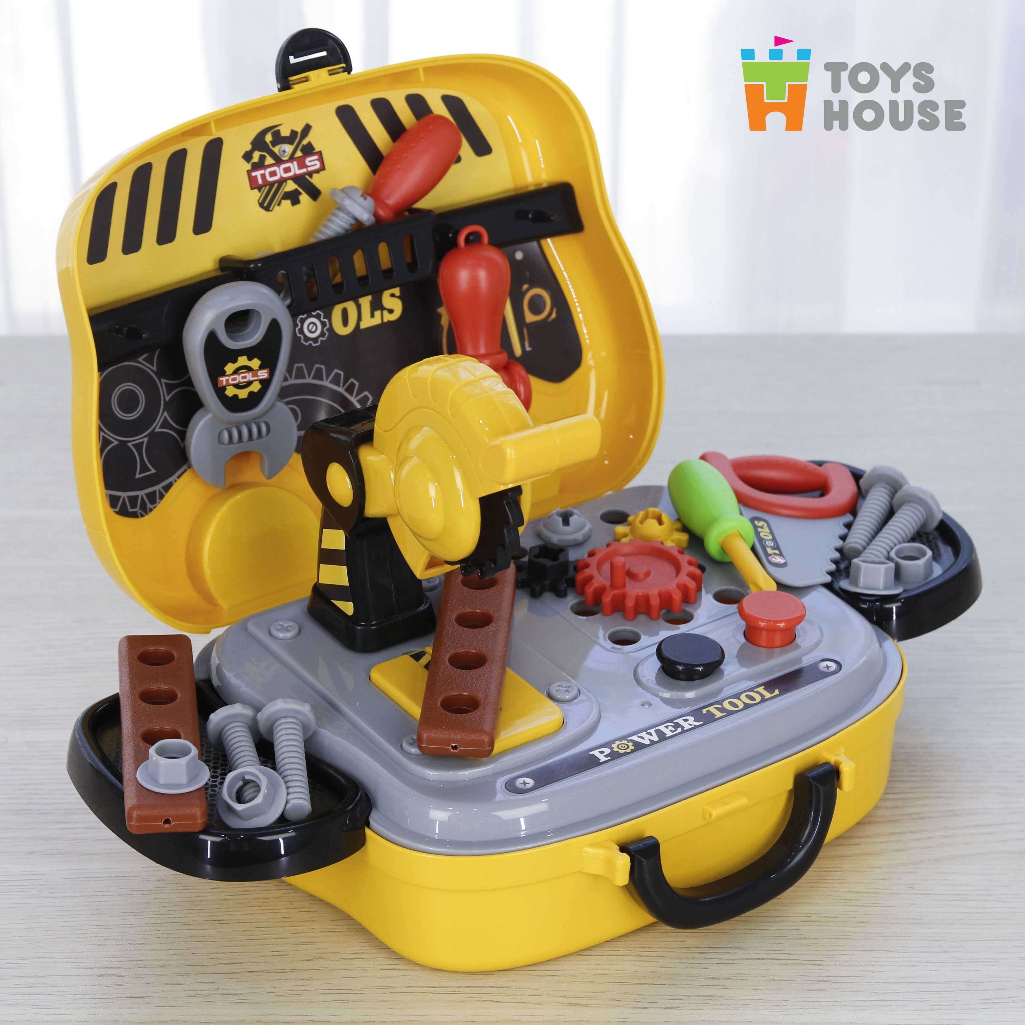 Đồ chơi cho bé trai và bé gái hình Vali bộ Cơ khí Toyshouse 008-916