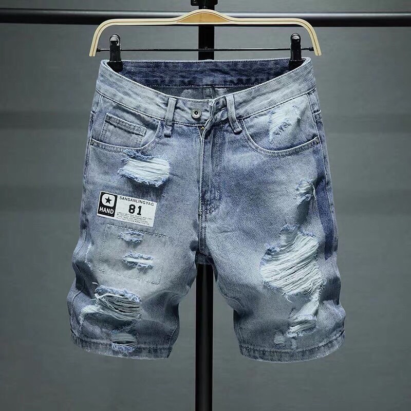 Quần sọt jean nam co giãn thời trang cao cấp cheryfashion ms8