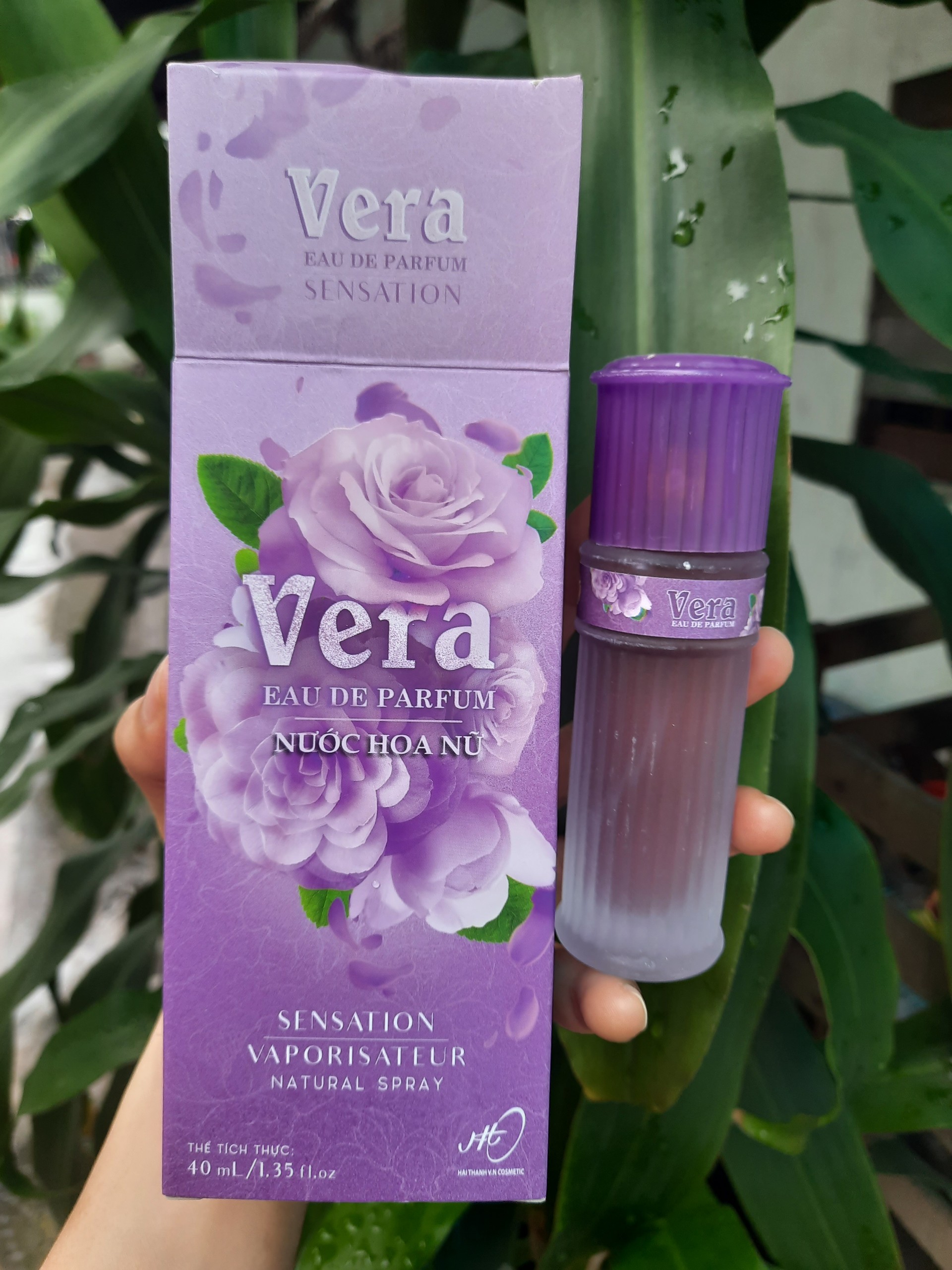 Nước hoa vera tím ngọt dịu hương cỏ hoa lưu hương lâu 40ml