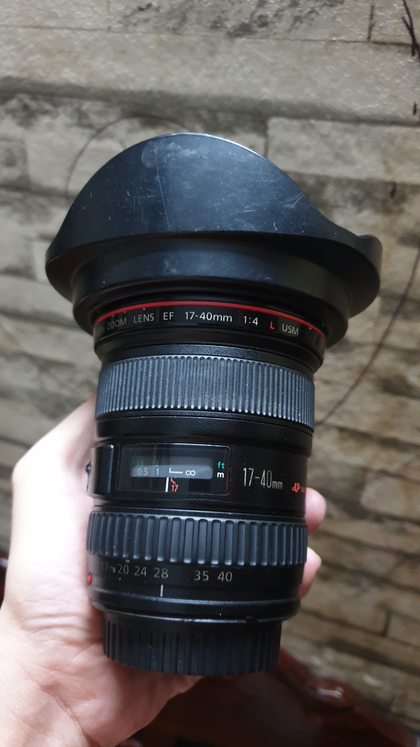 Ống kính canon 17-40mm f4 l usm - ống kính góc rộng - 90%