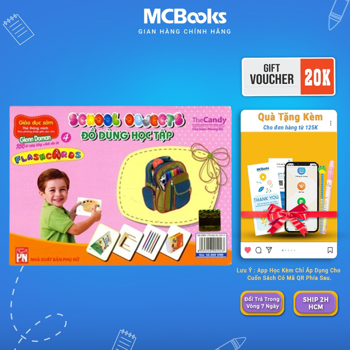 Sách - flashcard glenn doman - đồ dùng học tập - mcbooks