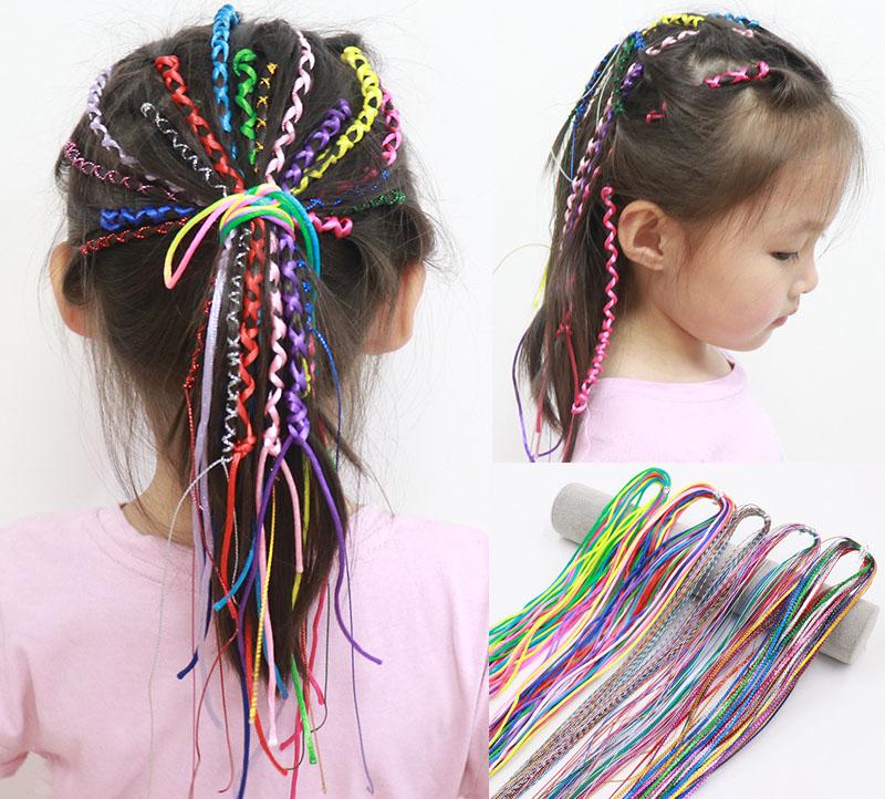 Dây tết tóc bohemian màu sắc